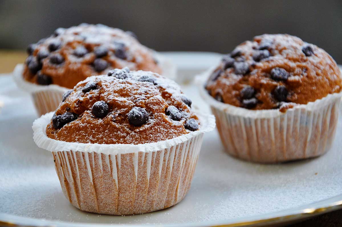 Chocolate Chip Coconut Muffins 