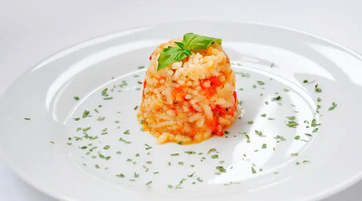 Vegetarian Serbian Rice Pilaf