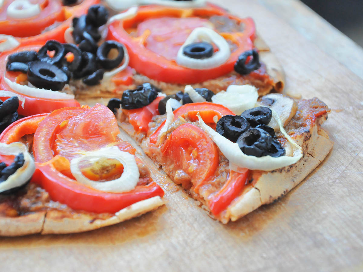 Slice Vegetarian Pita Pizza