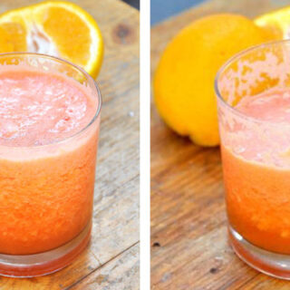 Summer Smoothie with Watermelon and Oranges