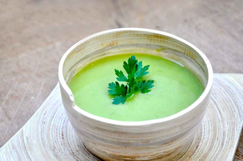 supa crema de mazare verde reteta