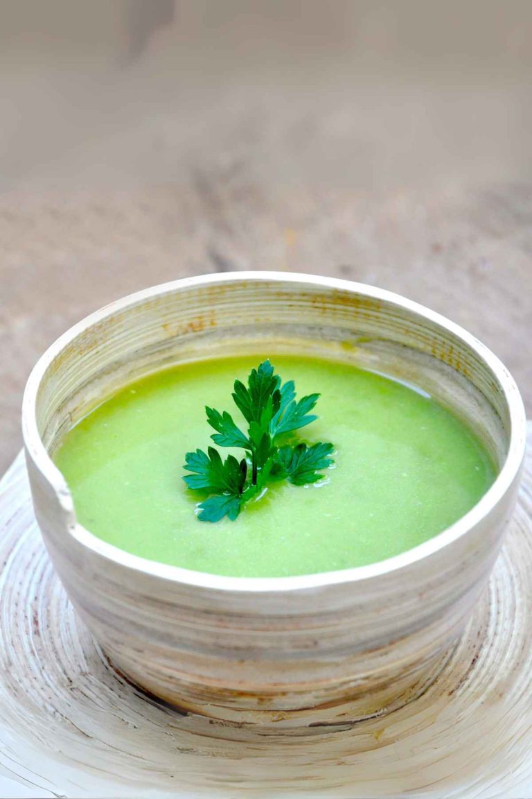 creamy pea soup recipe supa crema de mazare