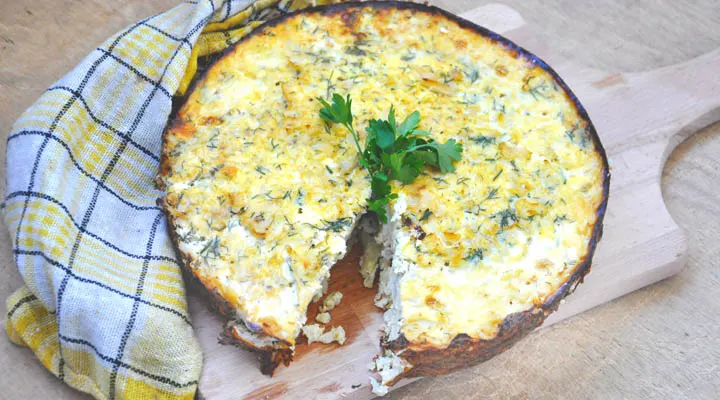 Budinca de conopida cu branza | Cauliflower and Cheese Casserole