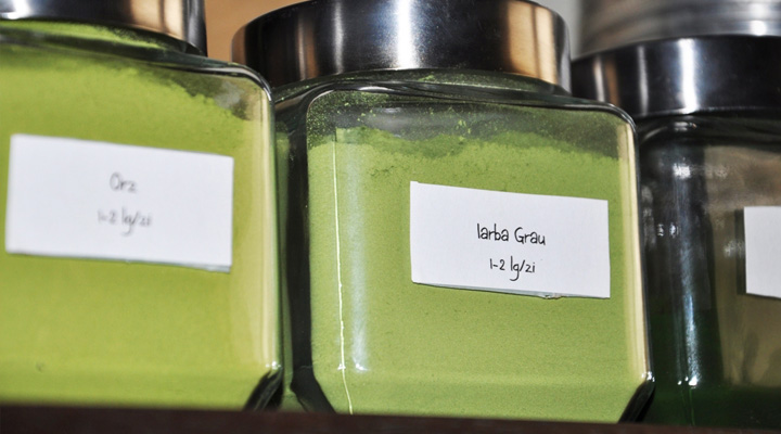 Green Herb Powders