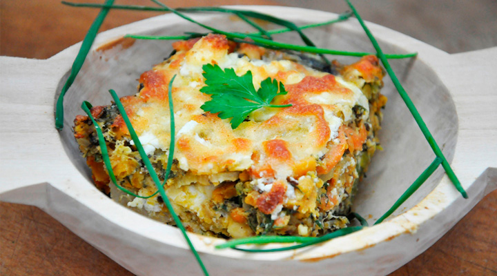 Linte cu legume gratinate la cuptor Lentils and Veggies Gratin