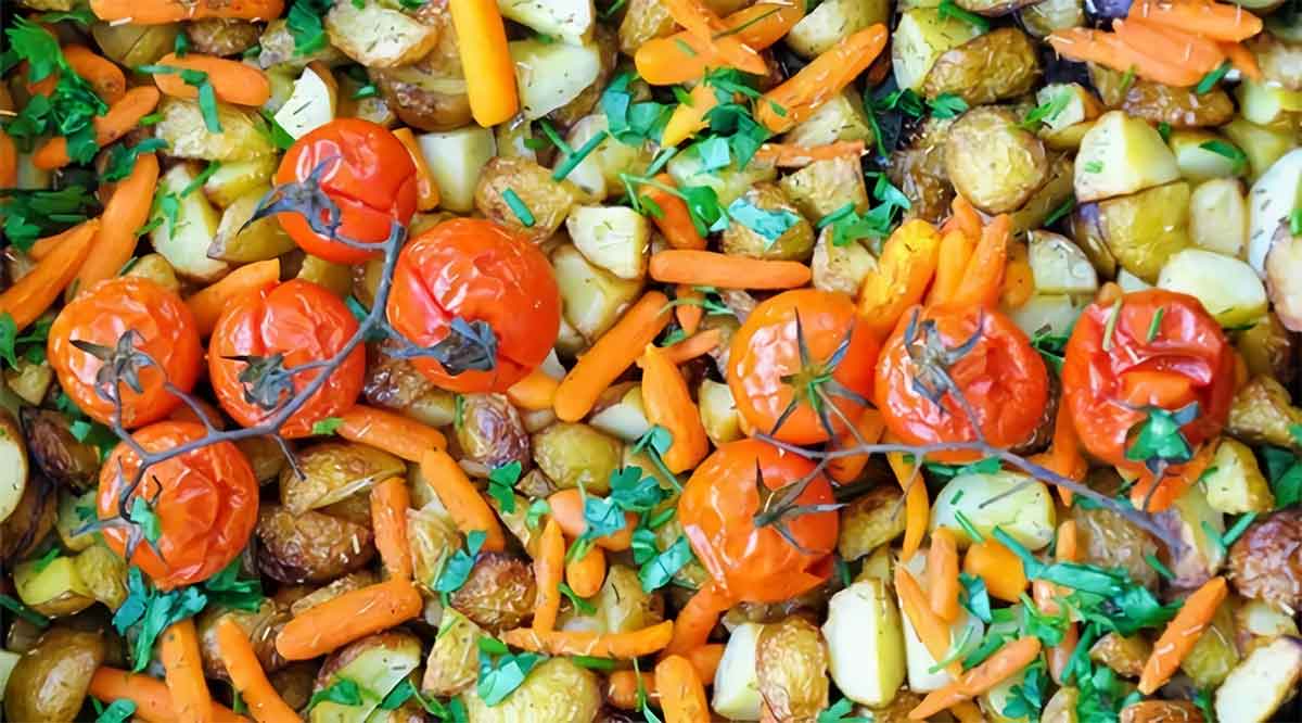 Best Oven Roasted Vegetables Side Dish Legume la cuptor granitura reteta usoara