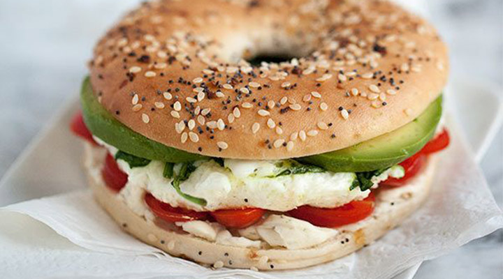 Healthy Egg Recipes for Breakfast Bagel Egg Sandwich