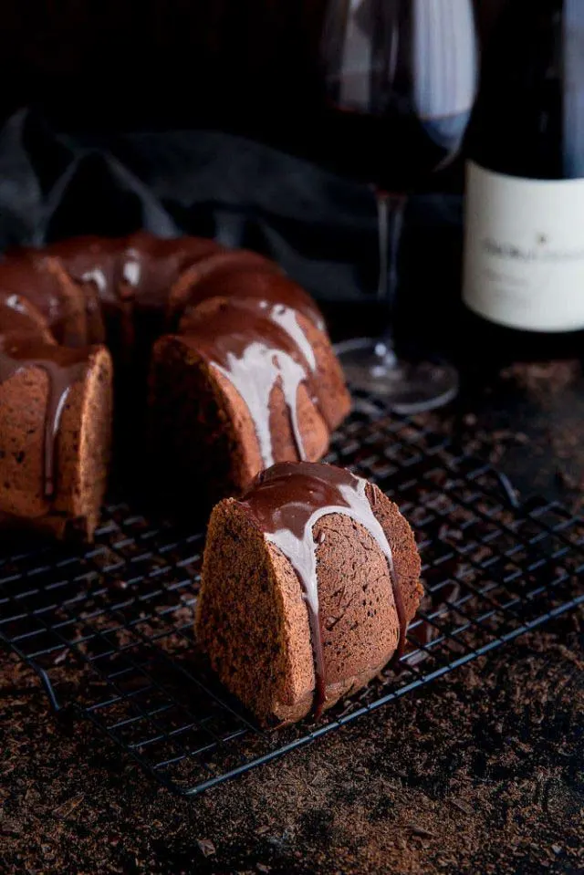 Red Wine Chocolate Cake