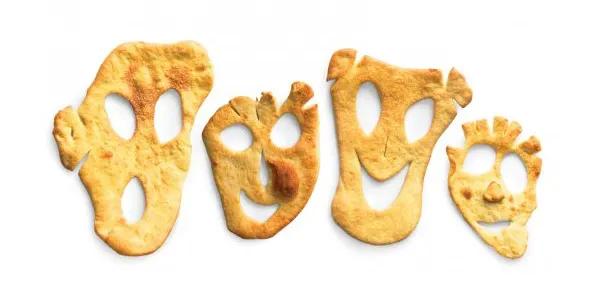 Goblin Flatbreads Vegetarian Halloween Recipe