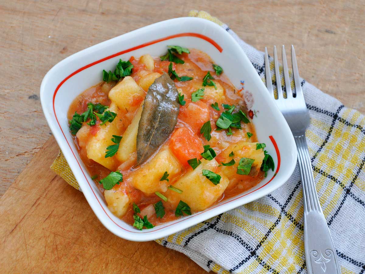 Potato and Carrot Stew with Tarragon