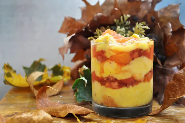 Budinca de gutui cu stafide Autumn Quince Pudding with Raisins Dessert