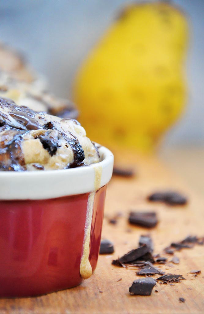 Dark Chocolate and Pear Souffle Gourmandelle Vegetarian Blog