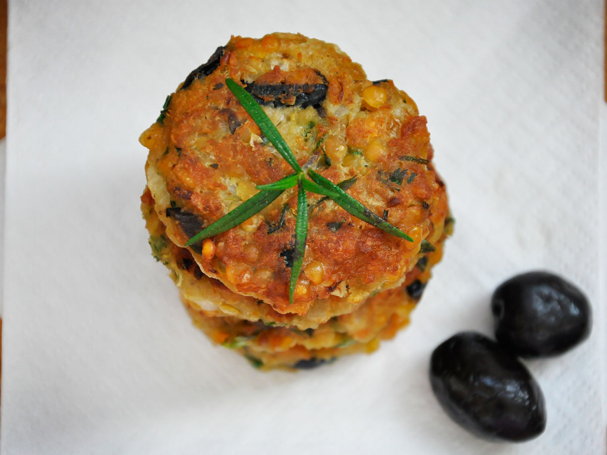 vegetarian lentil patties recipe