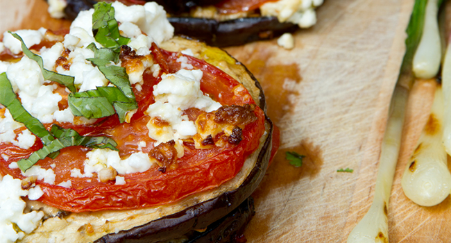 Grilled Eggplant Recipe Vegetarian Valentine's Day Dinner