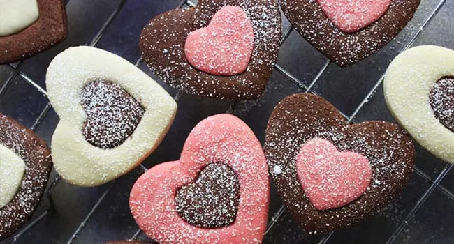 Valentine's Day Heart Cookies