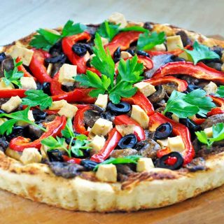 Gluten-Free Tart with Mushrooms Recipe Tarta fara gluten cu ciuperci vegan