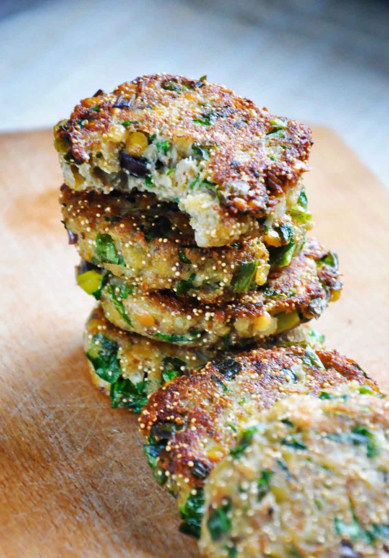 Protein-Rich Lentil Amaranth Patties Chiftelute de amaranth linte rosie reteta