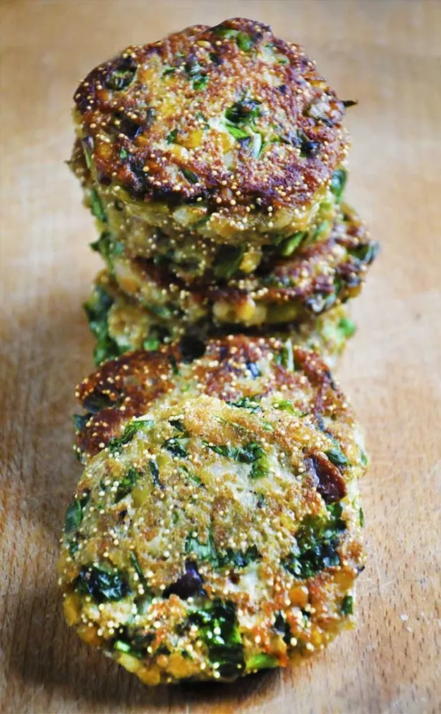 Protein-Rich Lentil Amaranth Patties vegan