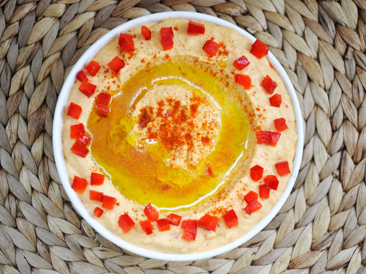 roasted red pepper hummus