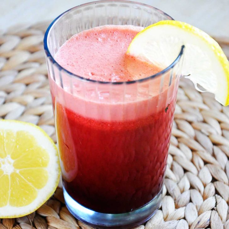 Ginger Beet Lemonade limonada cu sfecla si ghimbir