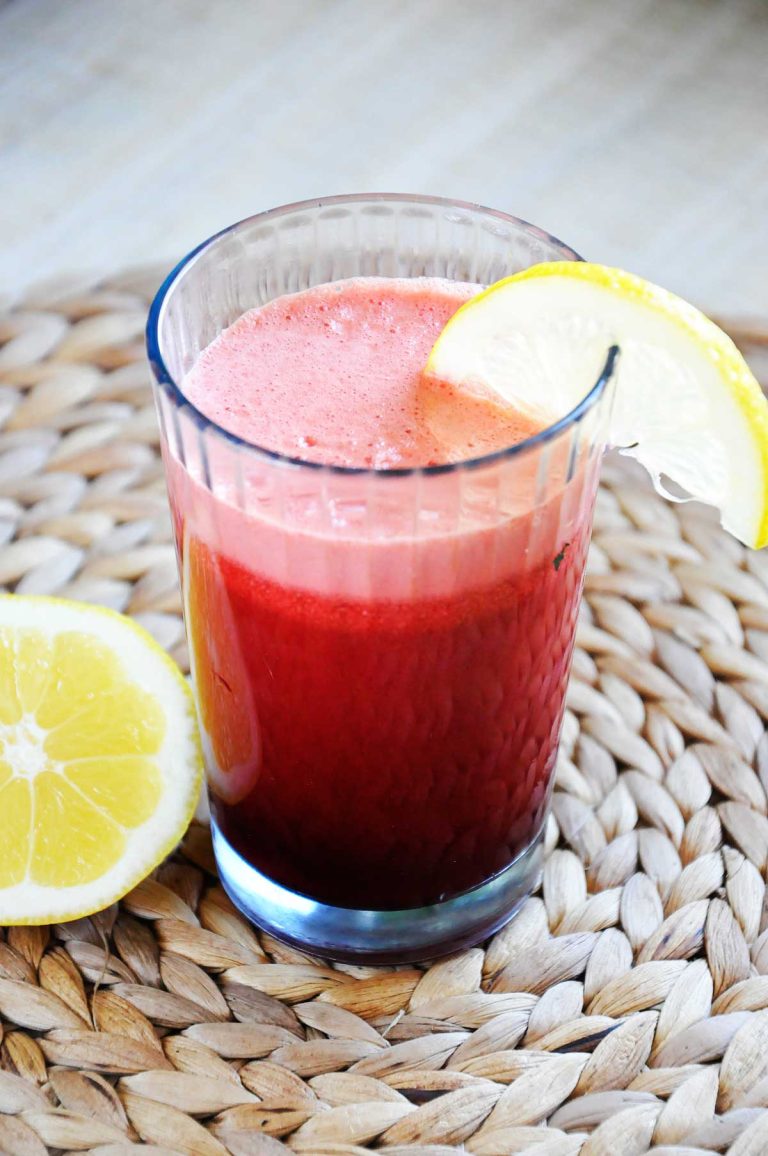 Ginger Beet Lemonade limonada cu sfecla si ghimbir