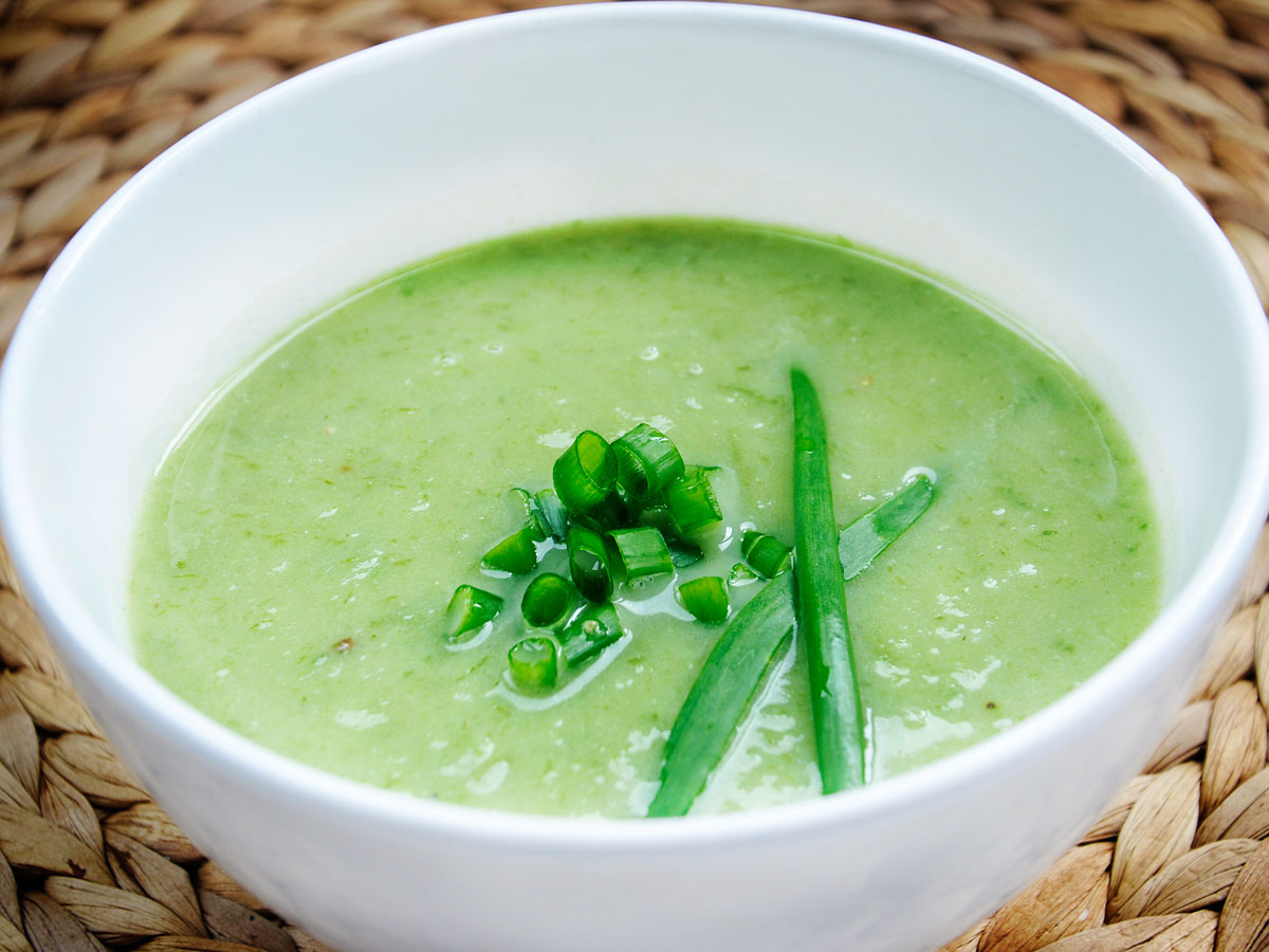 spring onion soup recipe