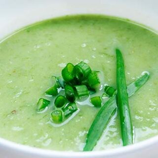 Creamy Scallion Soup Supa crema de ceapa verde reteta