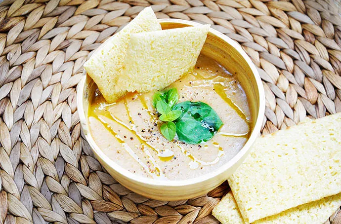 Creamy Sweet Potato Soup ginger