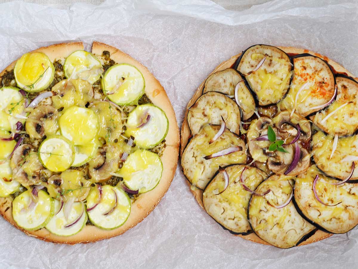 gluten-free vegan pizzas