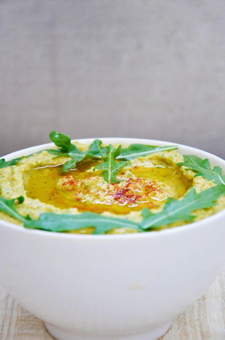 Arugula Hummus cu rucola reteta