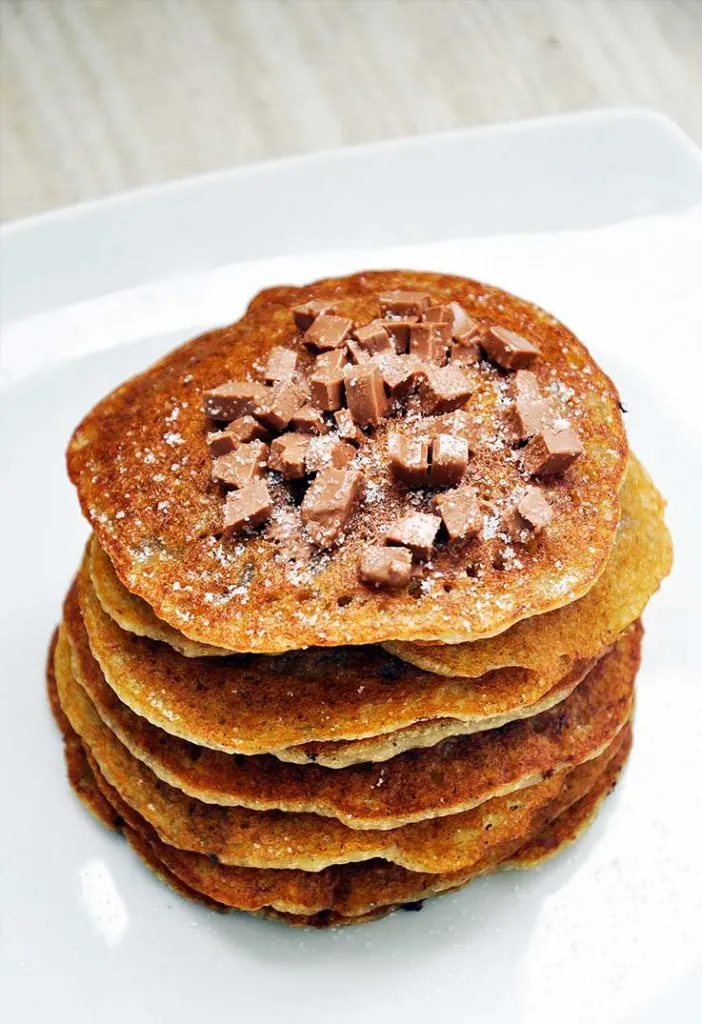 Best Gluten-Free Vegan Pancakes Clatite pufoase vegane fara gluten ciocolata