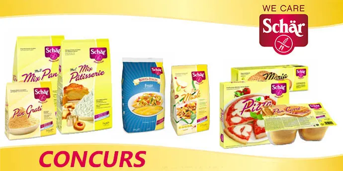 CONCURS Dr Schar Castiga produse dieta fara gluten