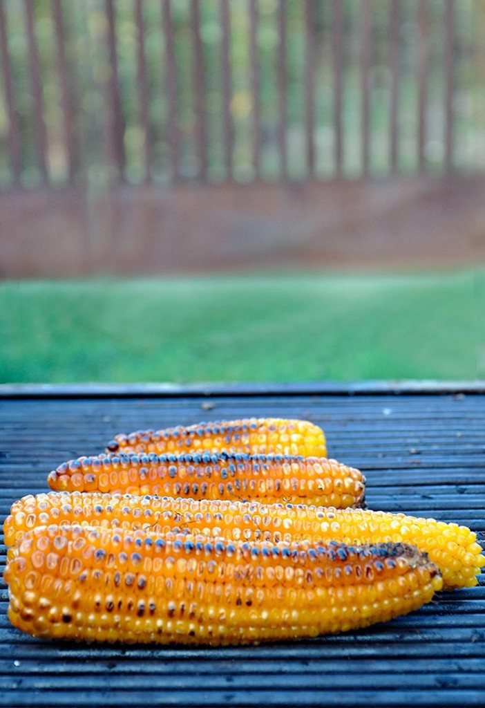 organic grilled corn
