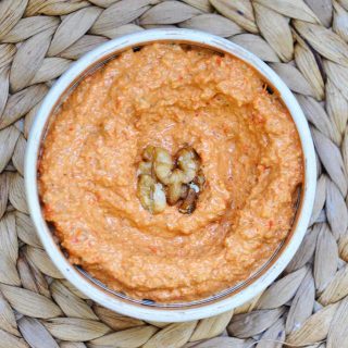 Muhammara Roasted Red Pepper Walnut Spread Crema de Ardei Copti Nuci