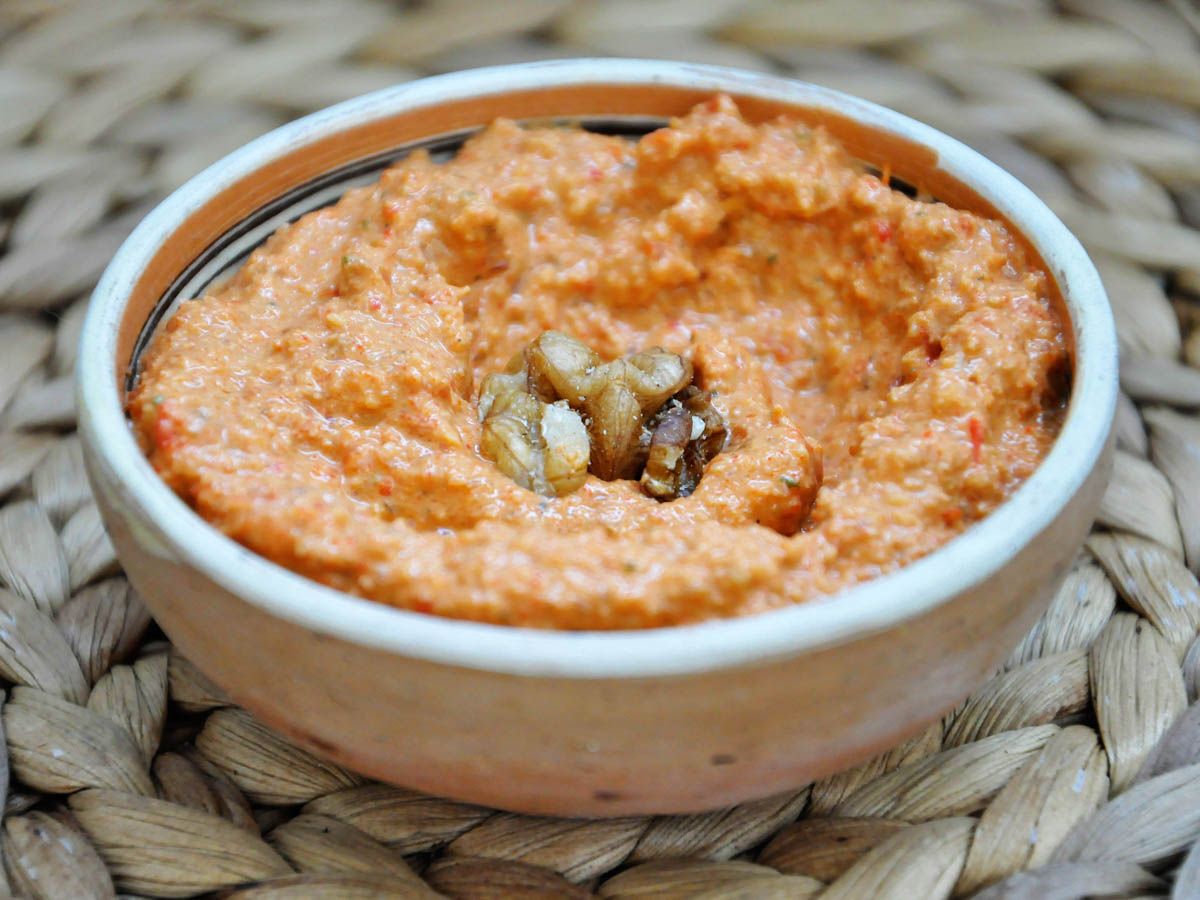 Muhammara Roasted Red Pepper Walnut Spread