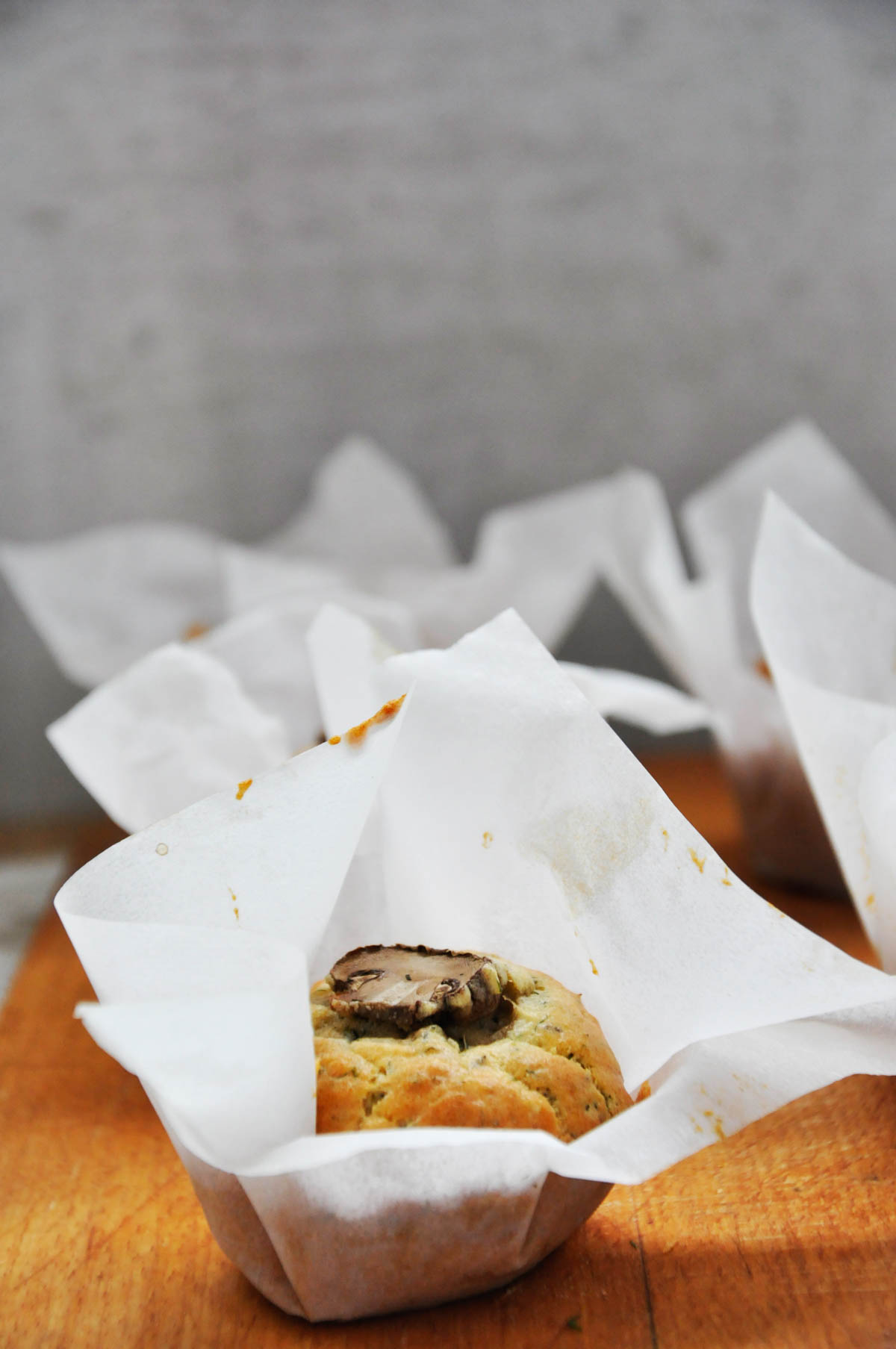 Gluten-Free Savory Muffins with Mushrooms and Thyme