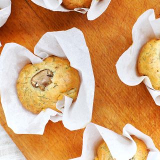 Gluten-Free Savory Muffins with Mushrooms and Thyme Recipe