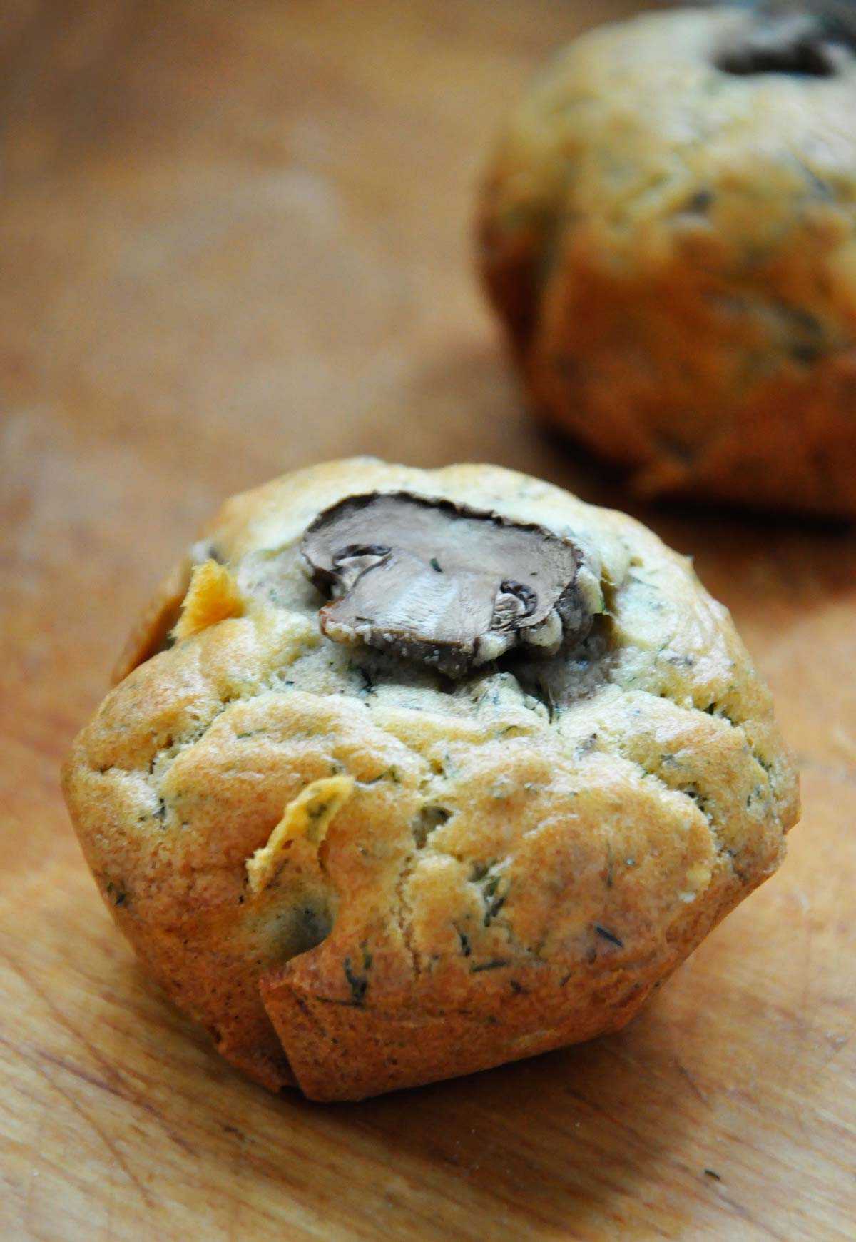 Quick Gluten-Free Savory Muffins with Mushrooms and Thyme