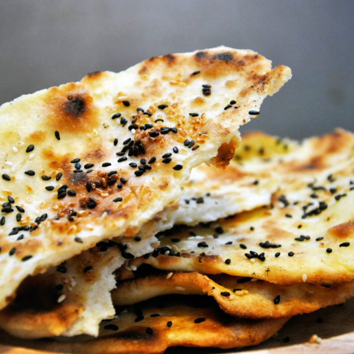 Gluten-Free Flatbread with Sesame Parathas Lipii fara gluten cu susan