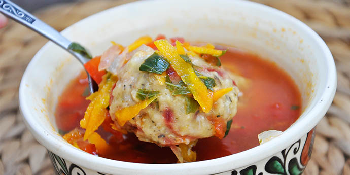 Vegan beetball soup ciorba de perisoare vegana reteta