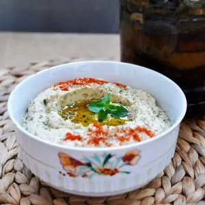 Marinated Eggplant Hummus Humus cu vinete marinate