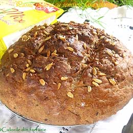 0 paine rustica fara gluten cu seminte