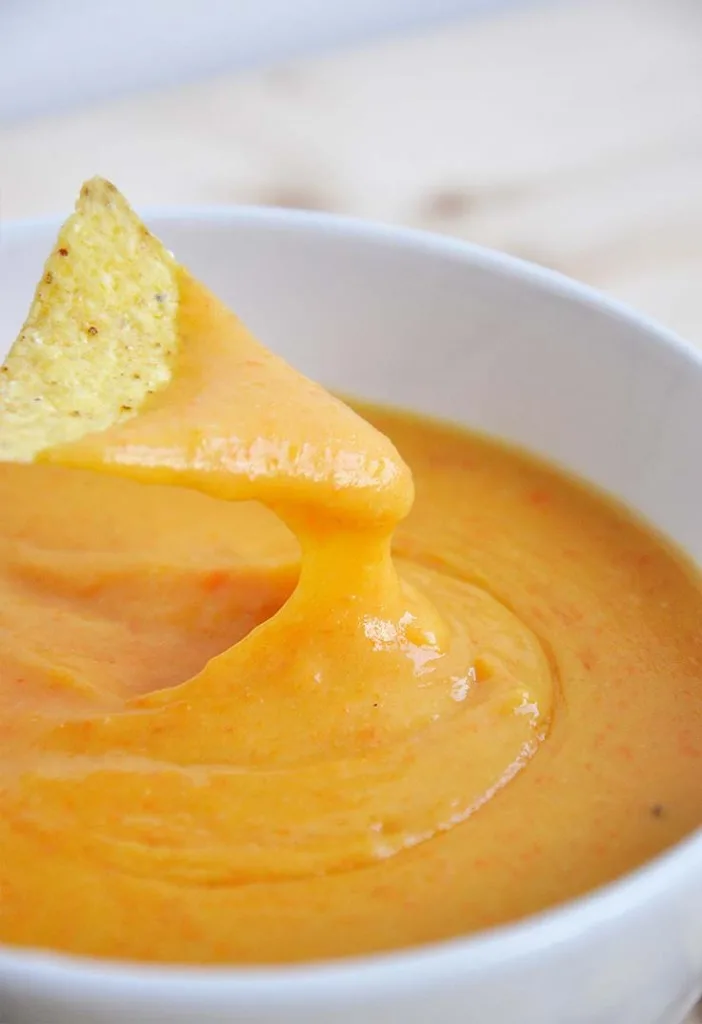 Vegan Nacho Cheese Sauce Sos de branza pentru nachos vegan recipe