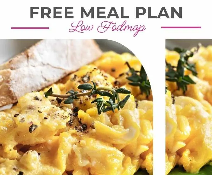 Gourmandelle Free Vegetarian Low Fodmap Meal Plan featured