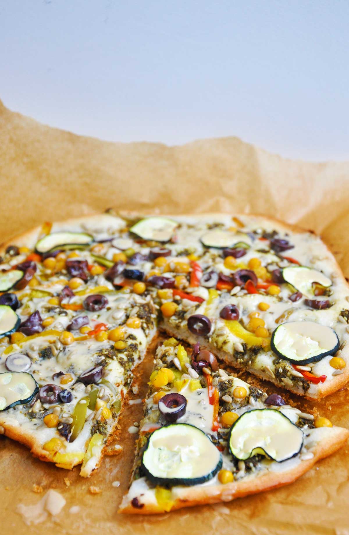 gluten-free vegan pizza middle-eastern recipe