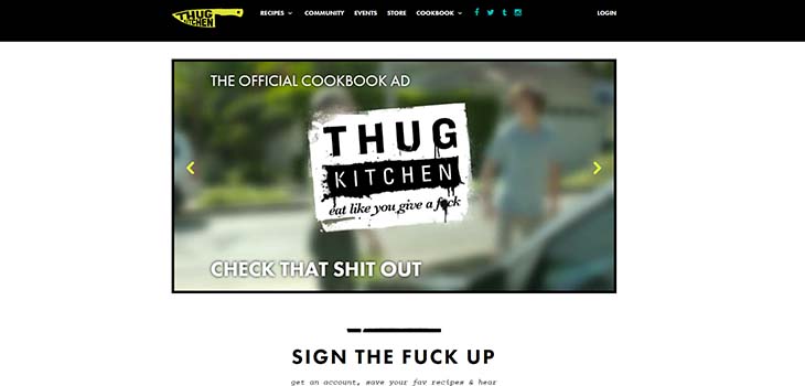 thug kitchen food blog