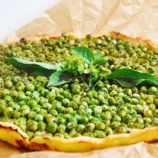 gluten free green pea tart mint tarta fara gluten cu mazare menta reteta