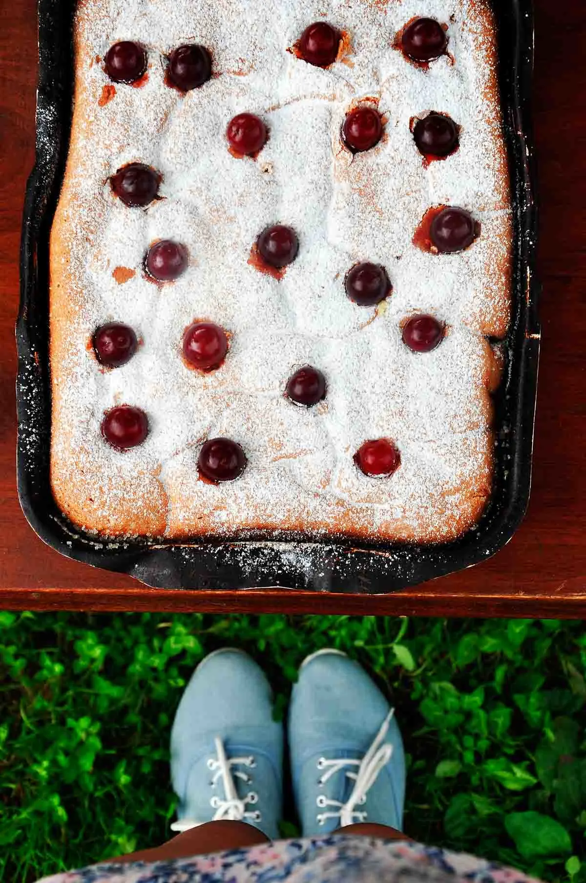 gluten free sour cherry cake recipe