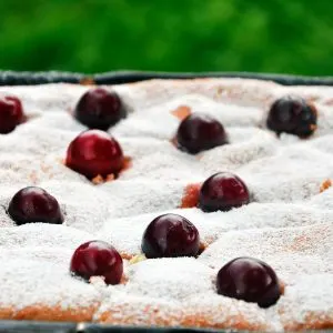 recipe gluten free sour cherry cake prajitura fara gluten cu visine