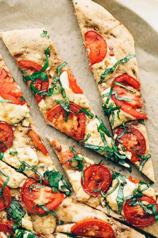 Vegan Caprese Pizza